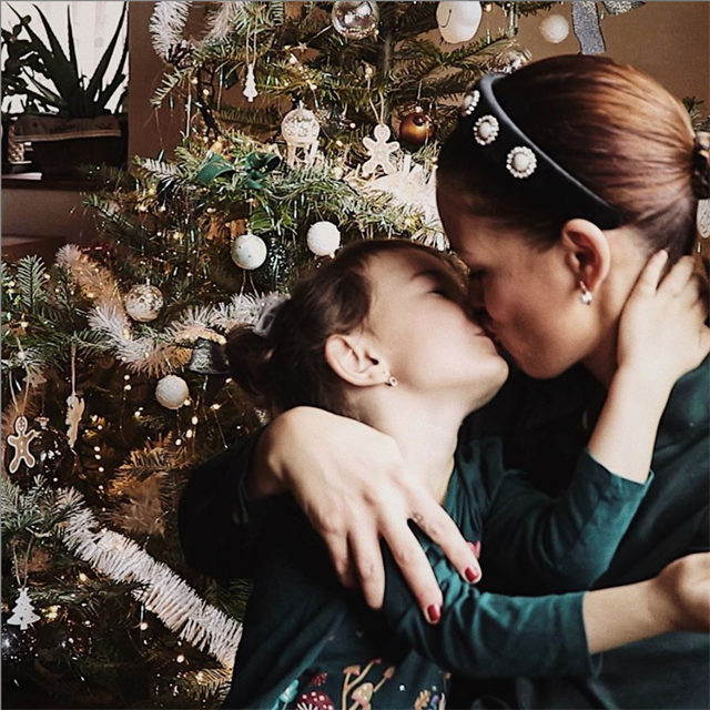 Jitka Boho trvila Vnoce s dcerou.