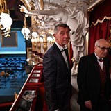 Andrej Babi na slavnostnm oteven zrekonstruovan Opery.