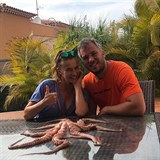 Alice Bendová s přítelem na milovaném Tenerife