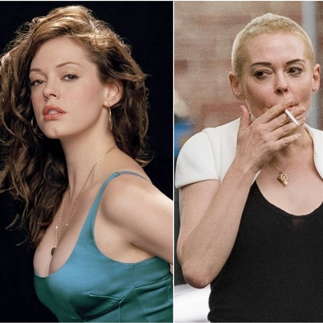 Takto lenou promnou prola hereka Rose McGowan.