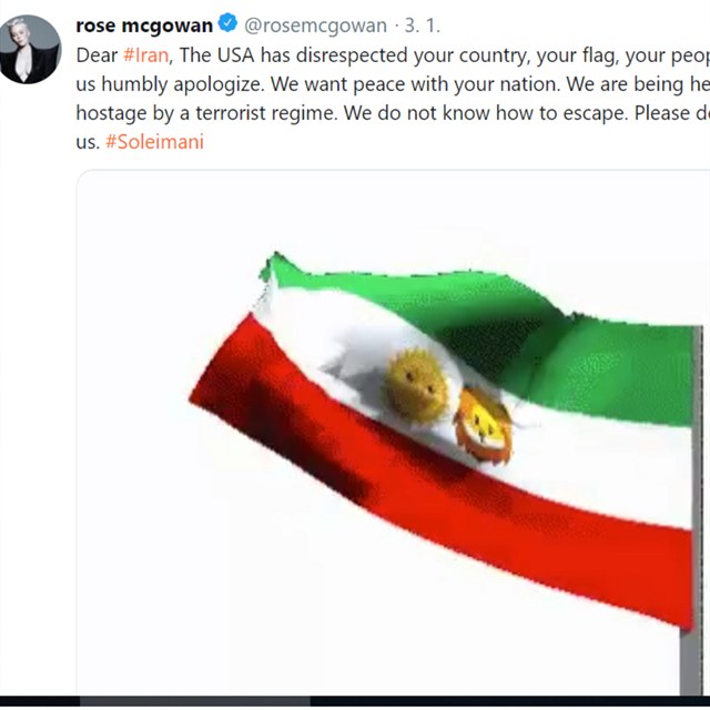 Nezabjejte ns, pros Rose McGowan rnsk pedstavitele. V USA si tmto...