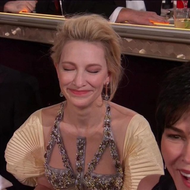 Cate Blanchett na Zlatch glbech 2020 tko vydchvala nkter Gervaisovy...