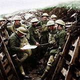 Kolorované fotografie dávají první světové válce úplně nový nádech.