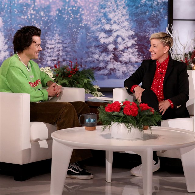 Harry navtvil slavnou Ellen Degeneres