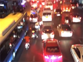 Agáta Prachaová se v Bangkoku diví, jaký je tu provoz.