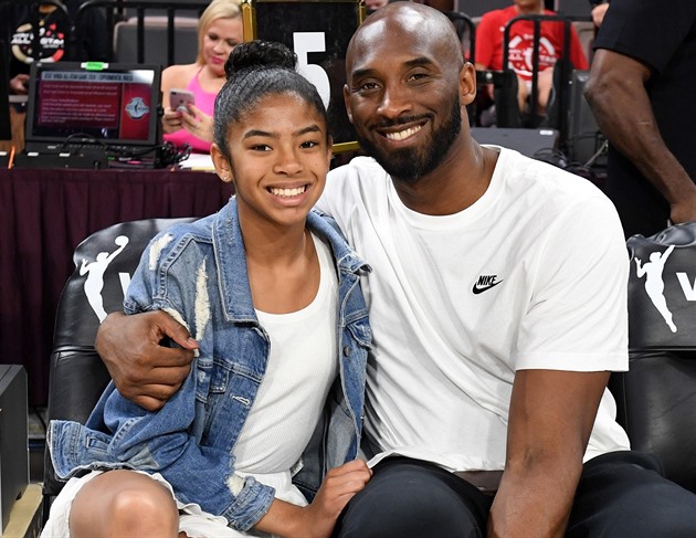 Kobe Bryant a jeho dcera Gianna