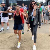 Monika Marešová s Bárou Strýcovou na Australian Open