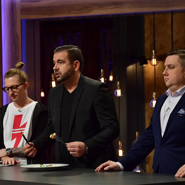 Porotci MasterChef esko Pemek Forejt, Radek Kaprek a Jan Punoch