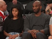 Kobe Bryant se svou dcerou Giannou