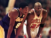 Kobe Bryant (Lakers) a Michael Jordan (Chicago Bulls).