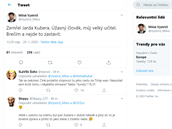 Milo Vystril jako první tweetoval o smrti Jaroslava Kubery.