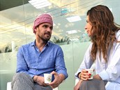 Leo Mare a jeho manelka Monika na dovolené v Ománu