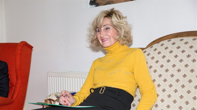 Zuzana byla samá legrace vedle majitele soute Davida Novotného.