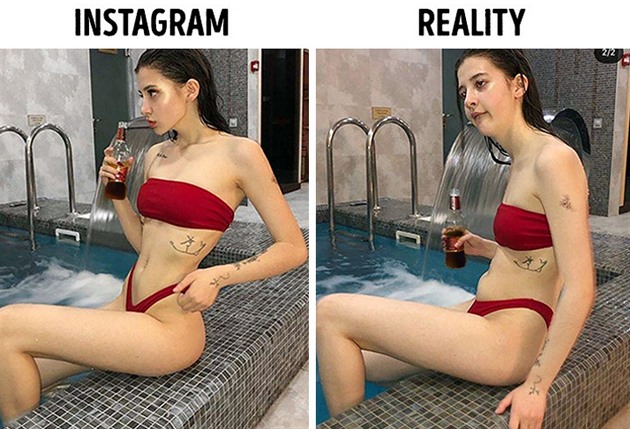 Instagram versus realita