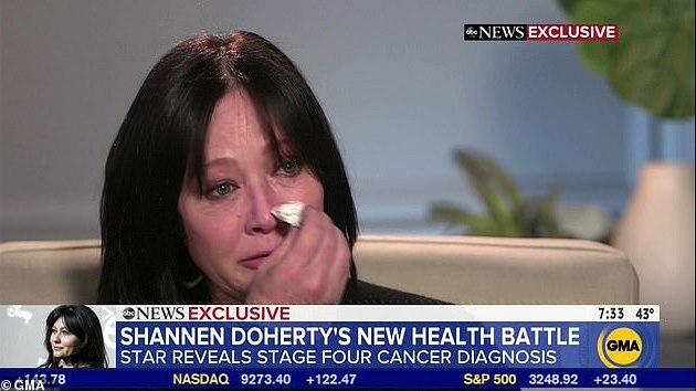 Shannen Doherty oznámila, e se jí vrátila rakovina.