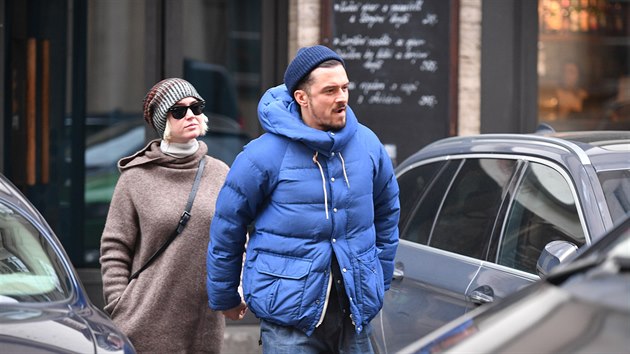 Orlando Bloom a Katy Perry vyrazili na jídlo do italské restaurace v centru...