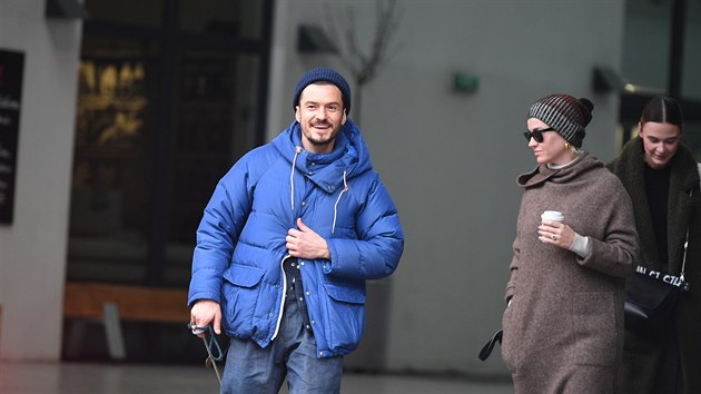 Orlando Bloom a Katy Perry vyrazili na jídlo do italské restaurace v centru...