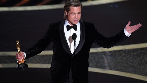 Brad Pitt a jeho Oscar