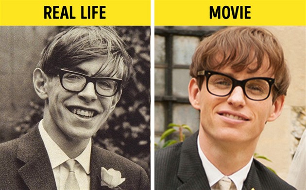 Eddie Redmayne jako Stephen Hawking