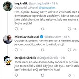 Reakce lid na vzvu Miroslava Kalouska.
