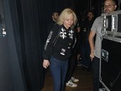 Dominika Gottová na koncert HammerFall.