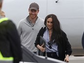 Harry a Meghan po píletu do Kanady.