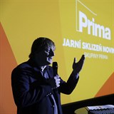 Luk Pavlsek moderoval tiskovou konferenci k jasnmu schmatu televize Prima.
