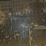 Demonstrace Milionu chvilek v Jihlav nepilkala tolik lid, kolik si...
