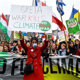 Stávka za klima v Bruselu
