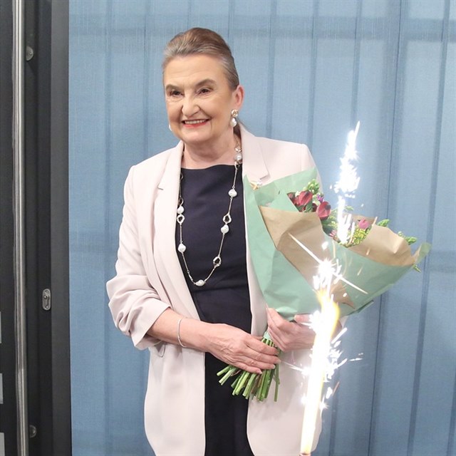 Eva Holubov byla z narozeninov oslavy dojat.