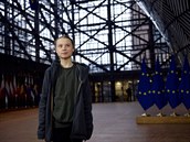 Greta Thunbergová v Evropském parlamentu