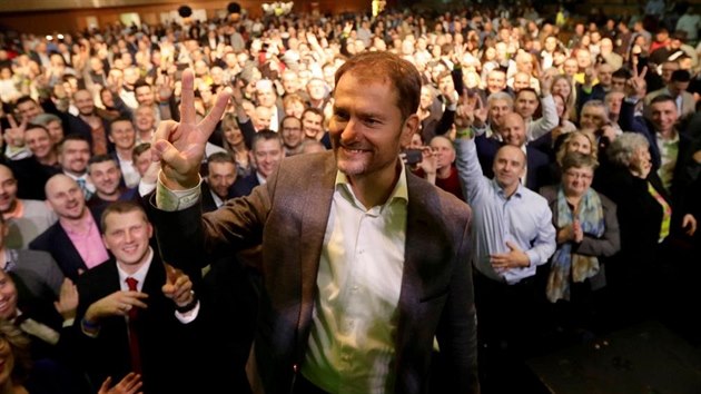 Igor Matovi ovládla volby na Slovensku a bude novým premiérem.