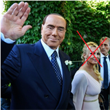 Silvio Berlusconi a jeho nov koka