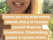 Lucie paková je aktuáln v Thajsku a komunikuje tam s koronavirem. Prý nám...