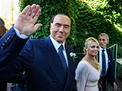 Silvio Berlusconi a jeho nová koka