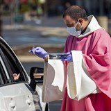 Rev. William A. Mentz, pastor of the Scranton, Pa. based St. Francis and Clare...