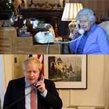 Audience Borise Johnsona u královny proběhla po telefonu.