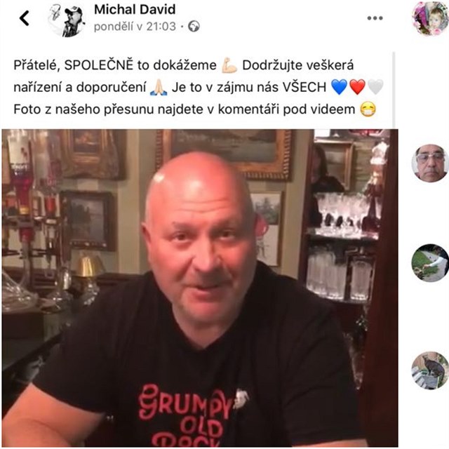 Michal David to od svých „fanoušků“ pěkně schytal.