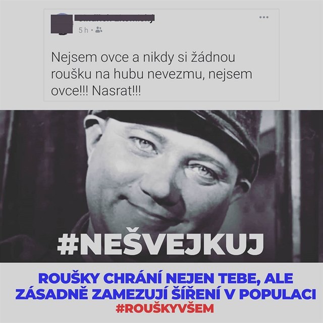 Nevejkuj, vyzv na Instagramu Iva Pazderkov.