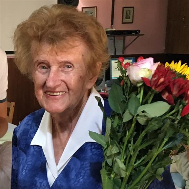 Babika Heleny Prochzkov v den svch 91. narozenin loni v srpnu.