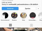 Proti Nele Slovákové zaala zbrojit instagramová stránka.