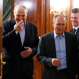 Vůdcové Lukašenko a Putin
