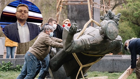 Odstranní sochy Konva v Praze píli Rusy nezajímalo.