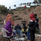 Migranti na ostrov Lesbos