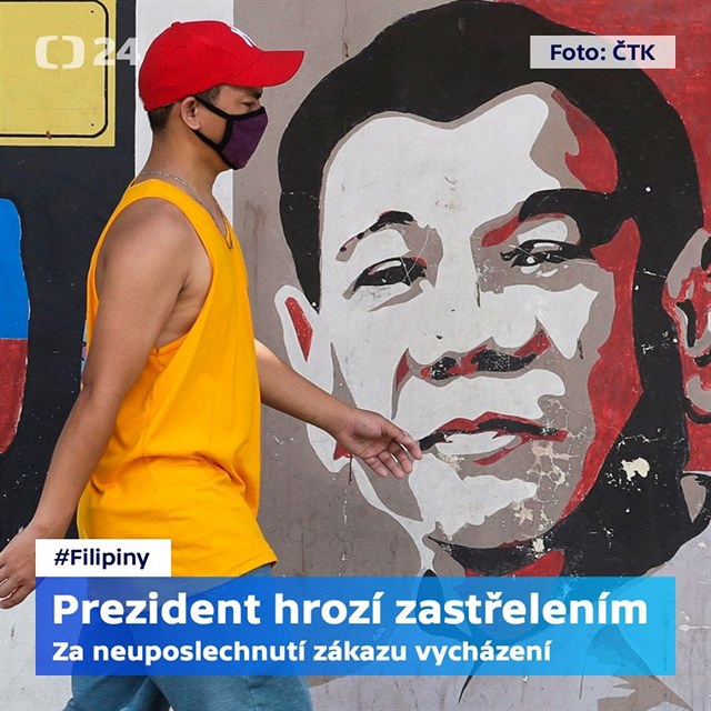 Filipnsk prezident Rodrigo Duterte za poruen zkazu vychzen hroz...