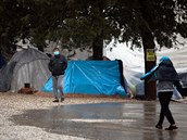 Koronavirus se objevil v dalím uprchlickém táboe nedaleko Atén.