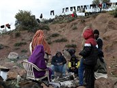 Migranti na ostrov Lesbos