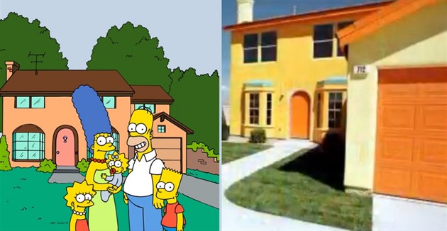 Jak doopravdy vypadá dům Simpsonových?