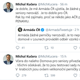 Fake news do svta vypustil Michal Kuera, poslanec a radn msta Louny.