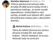 Markéta Pekarová Adamová také skoila na fake news.